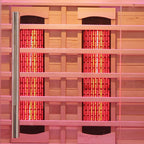 Blisspod | Venetian | Full Spectrum Indoor Premium Canadian Hemlock Low EMF Sauna | 10 Heaters | Chromotherapy & Reflexology | 2 Person