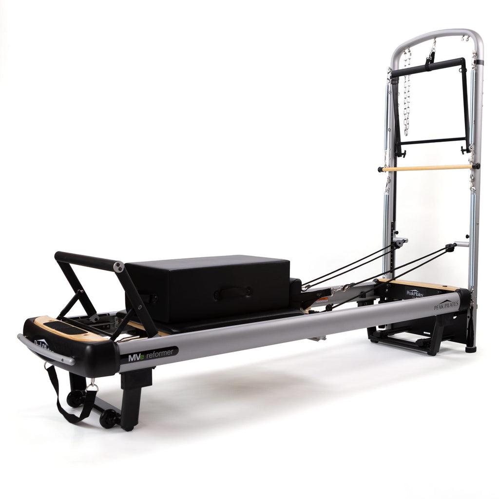 Core Pilates Apex Foldable Dual-Resistance Pilates Reformer with Jumpboard
