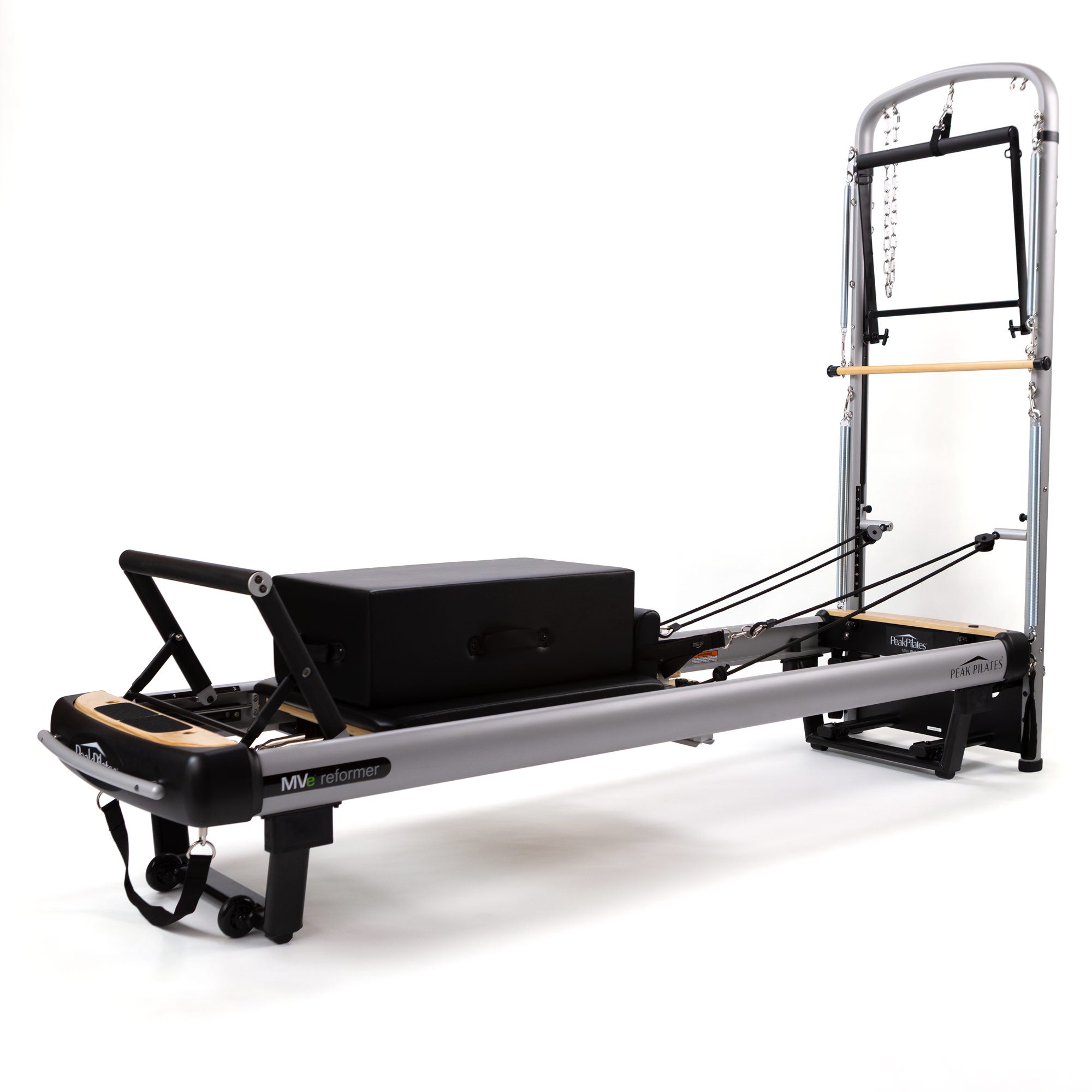 Core Pilates Apex Foldable Dual-Resistance Pilates Reformer with Jumpboard