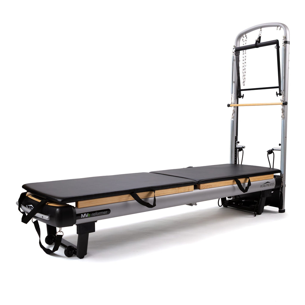 Core Pilates Apex Foldable Dual-Resistance Pilates Reformer with Jumpboard