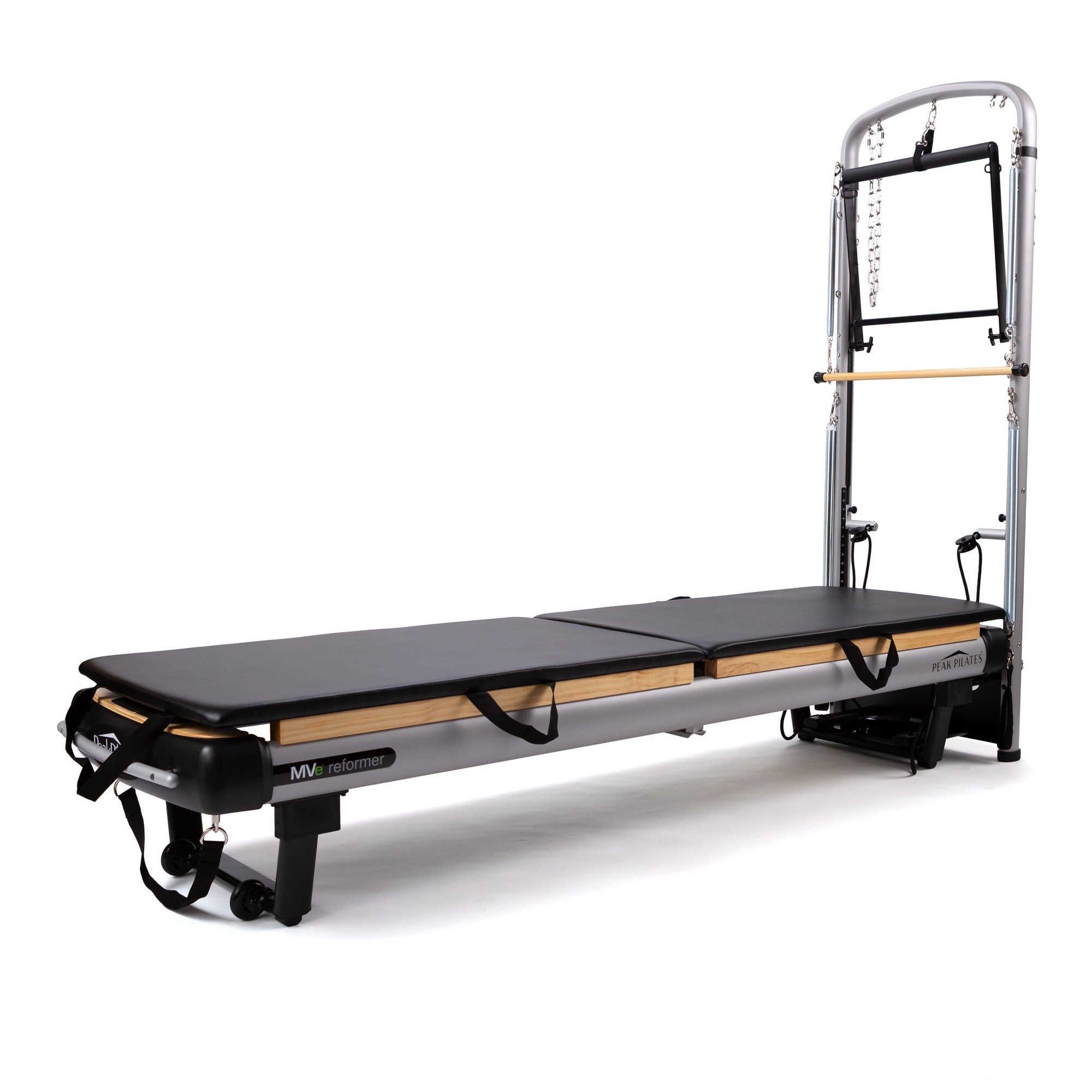 Core Pilates Apex Foldable Dual-Resistance Pilates Reformer with Jumpboard
