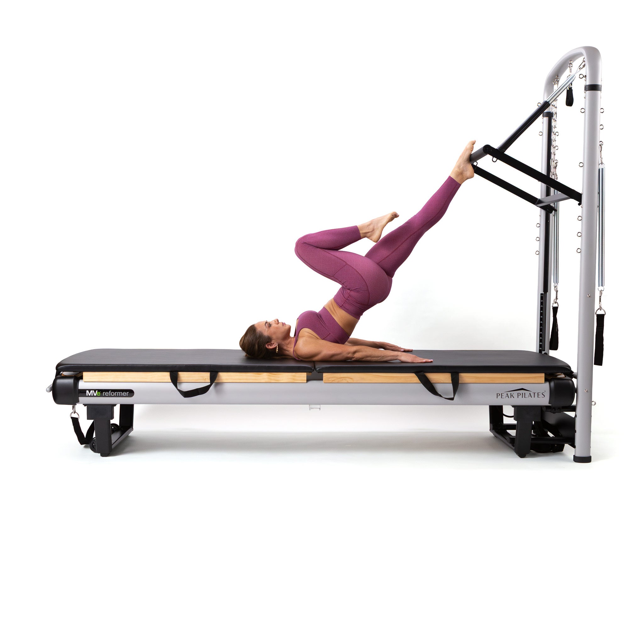 Core Pilates Apex Foldable Dual-Resistance Pilates Reformer with Jumpboard