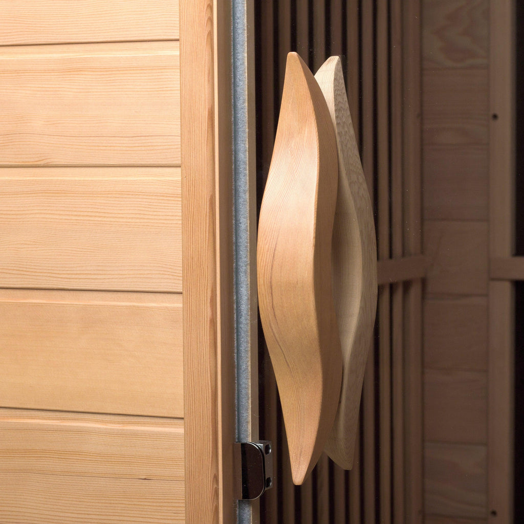 Durasage 2-Person FAR Infrared Indoor Sauna | Canadian Hemlock, 6 Carbon Heaters, 1700W