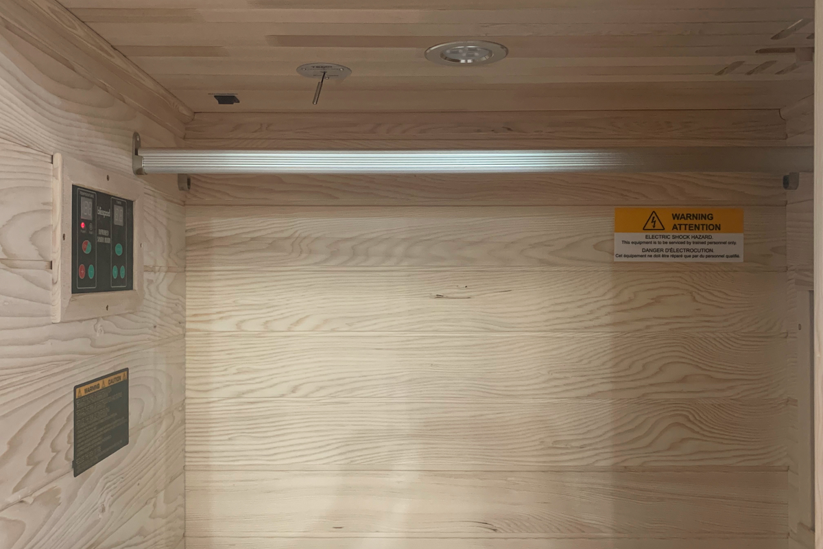 Blisspod Vienna 1-Person FAR Infrared Sauna | Canadian Hemlock, Very Low EMF, 140°F