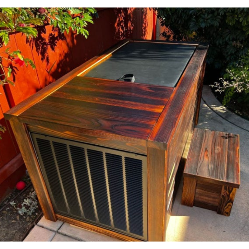 Kooru 1-Person Redwood Cold Plunge Tub | Chiller + Ozone System