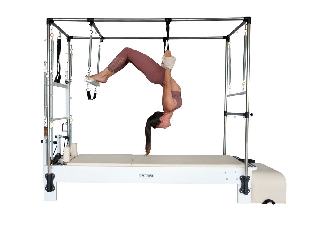 Sportline™ Superior Pilates Cadillac Reformer Bundle | Hornbeam Wood Indoor Studio System