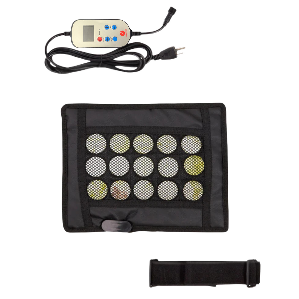Therasage Mini Jade Infrared Heat Pad | 8" × 10", 15 Natural Jade Stones