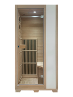 Blisspod Vienna 1-Person FAR Infrared Sauna | Canadian Hemlock, Very Low EMF, 140°F