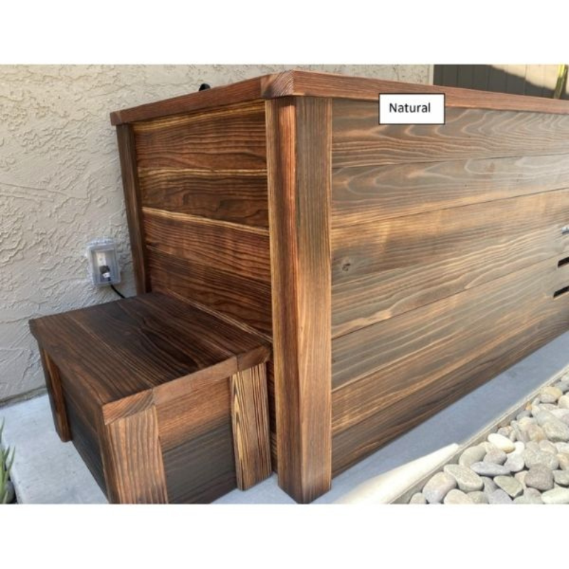 Kooru 1-Person Redwood Cold Plunge Tub | Chiller + Ozone System