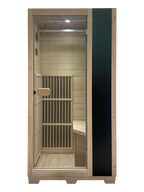 Blisspod Vienna 1-Person FAR Infrared Sauna | Canadian Hemlock, Very Low EMF, 140°F