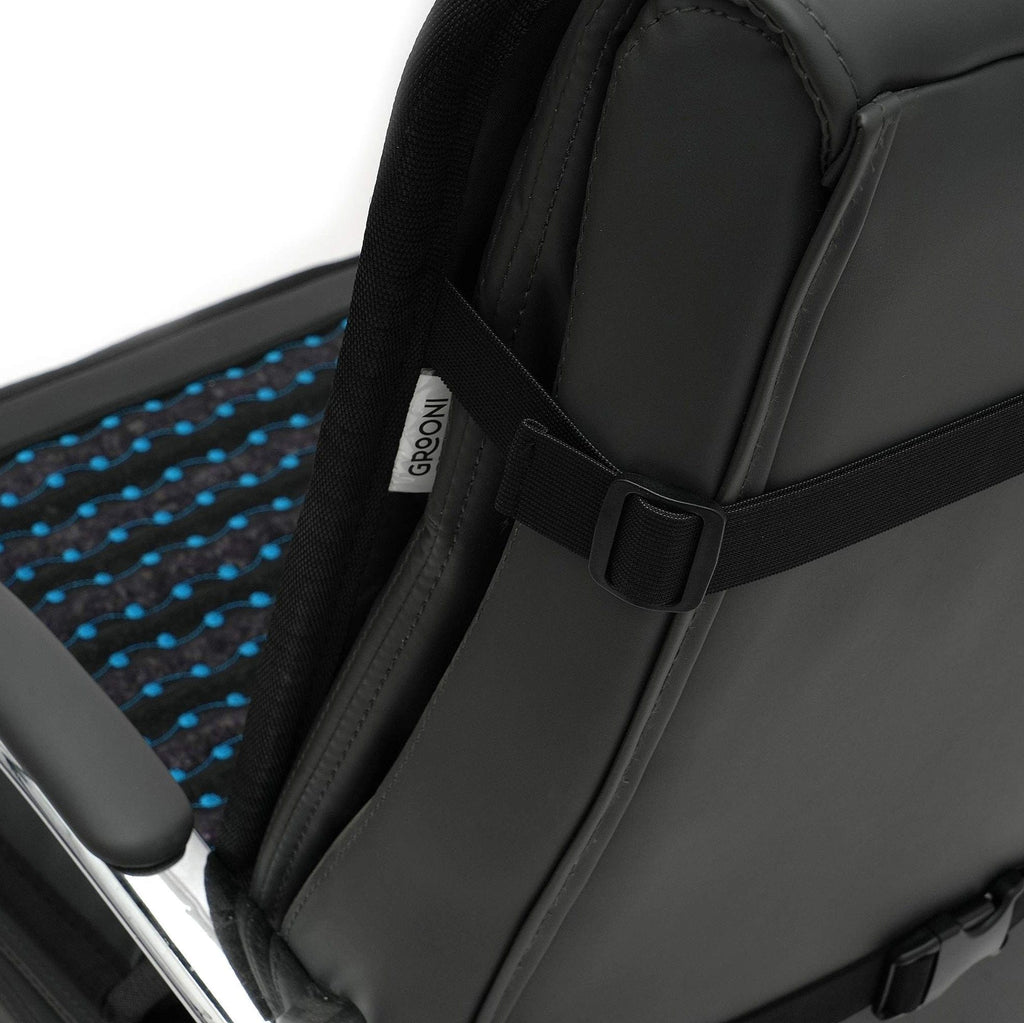 3-Core PEMF Infrared Chair Mat with Amethyst, Tourmaline & Heat Up to 158°F
