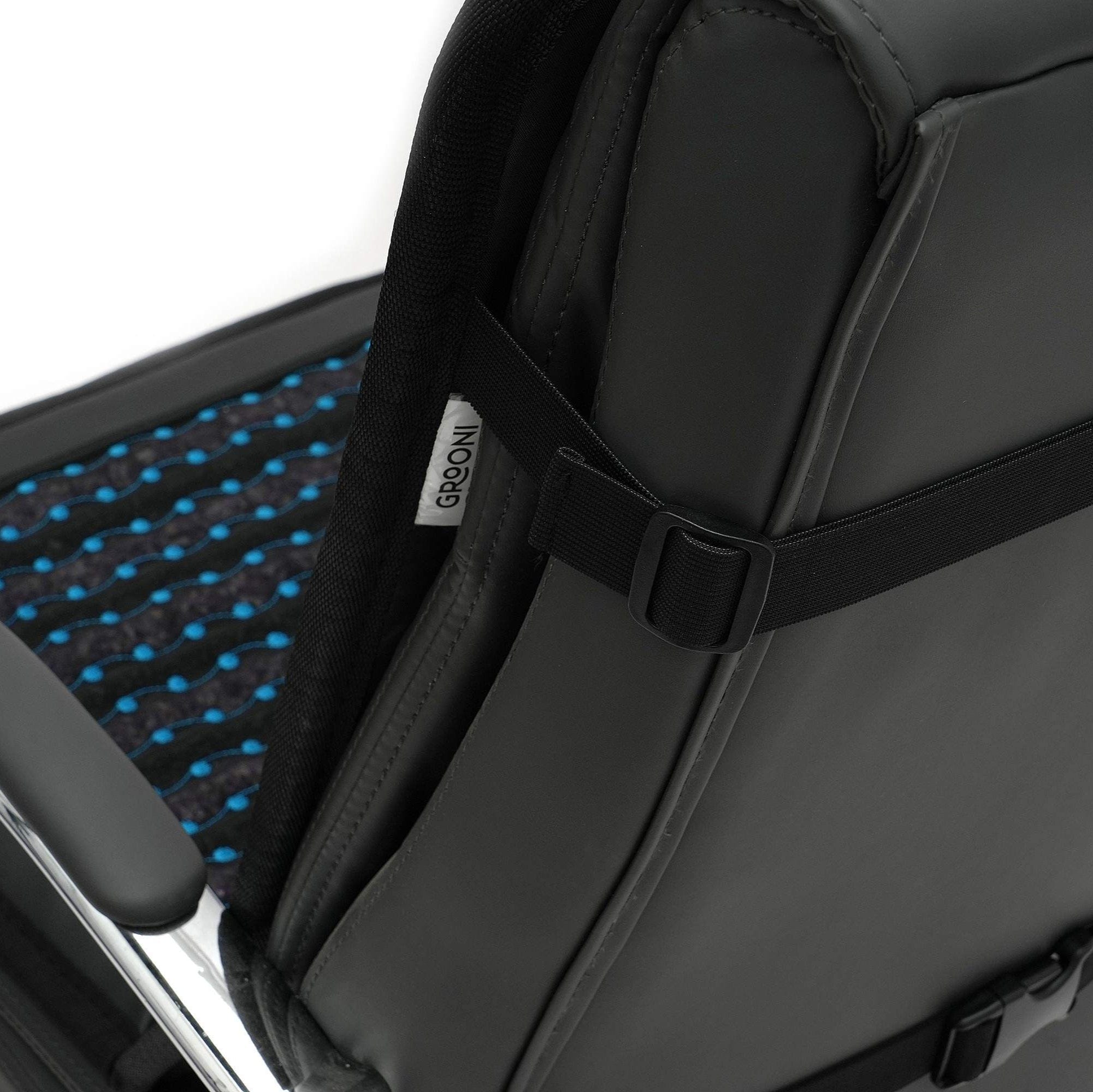 3-Core PEMF Infrared Chair Mat with Amethyst, Tourmaline & Heat Up to 158°F