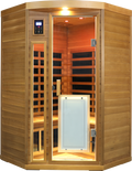 2-Person Low EMF FAR Infrared Red Cedar Indoor Sauna | 8 Heating Panels, 149°F, Bluetooth