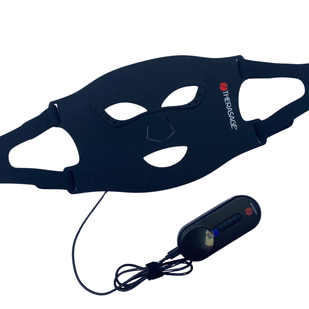 TheraGlow Mask2Go™ 8-Mode Red Light & Infrared LED Face Mask
