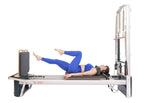 Fitkon™ Pro Plus Pilates Reformer with Aluminum Tower | Deluxe Indoor Home & Studio Bundle