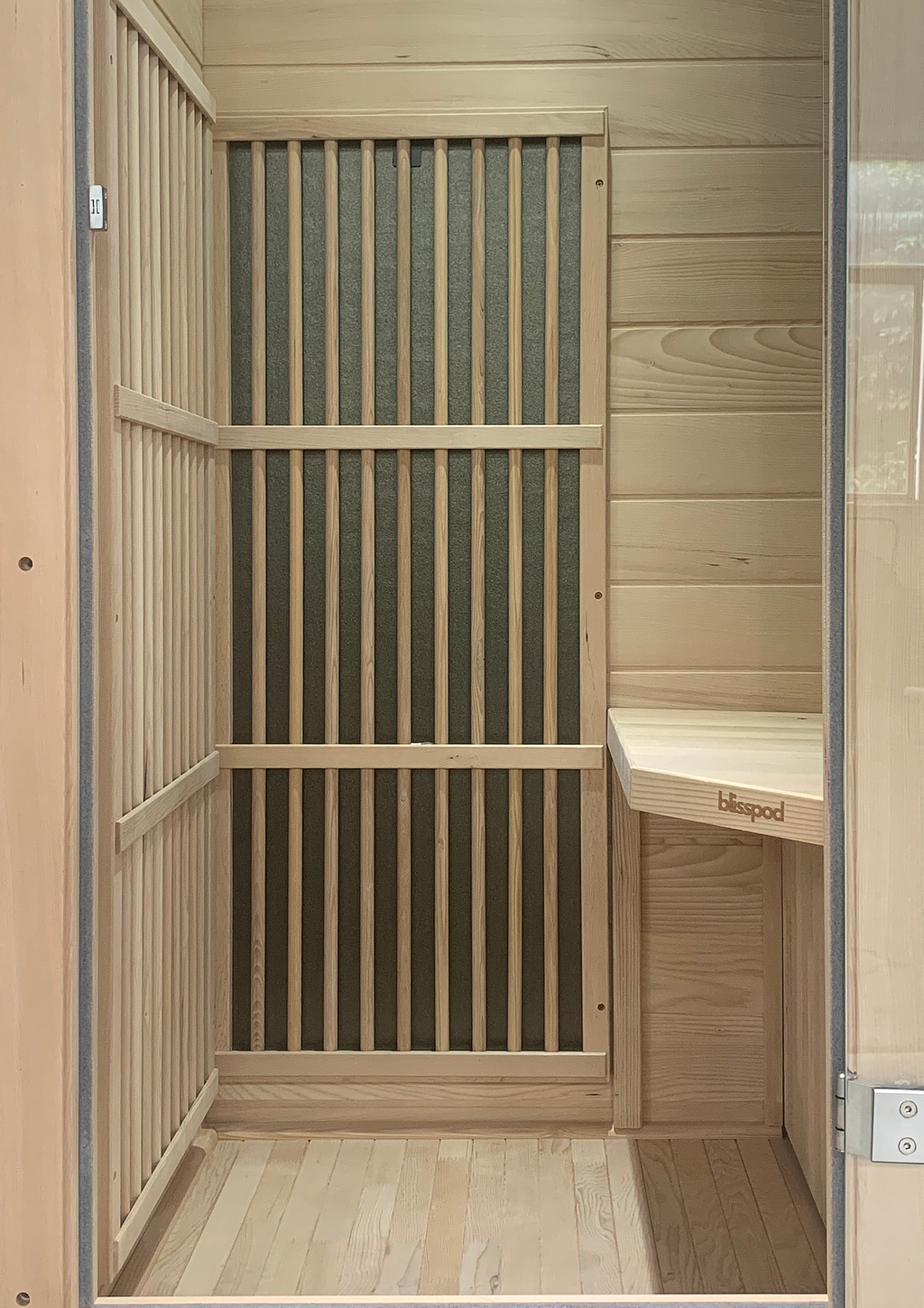 Blisspod Vienna 1-Person FAR Infrared Sauna | Canadian Hemlock, Very Low EMF, 140°F