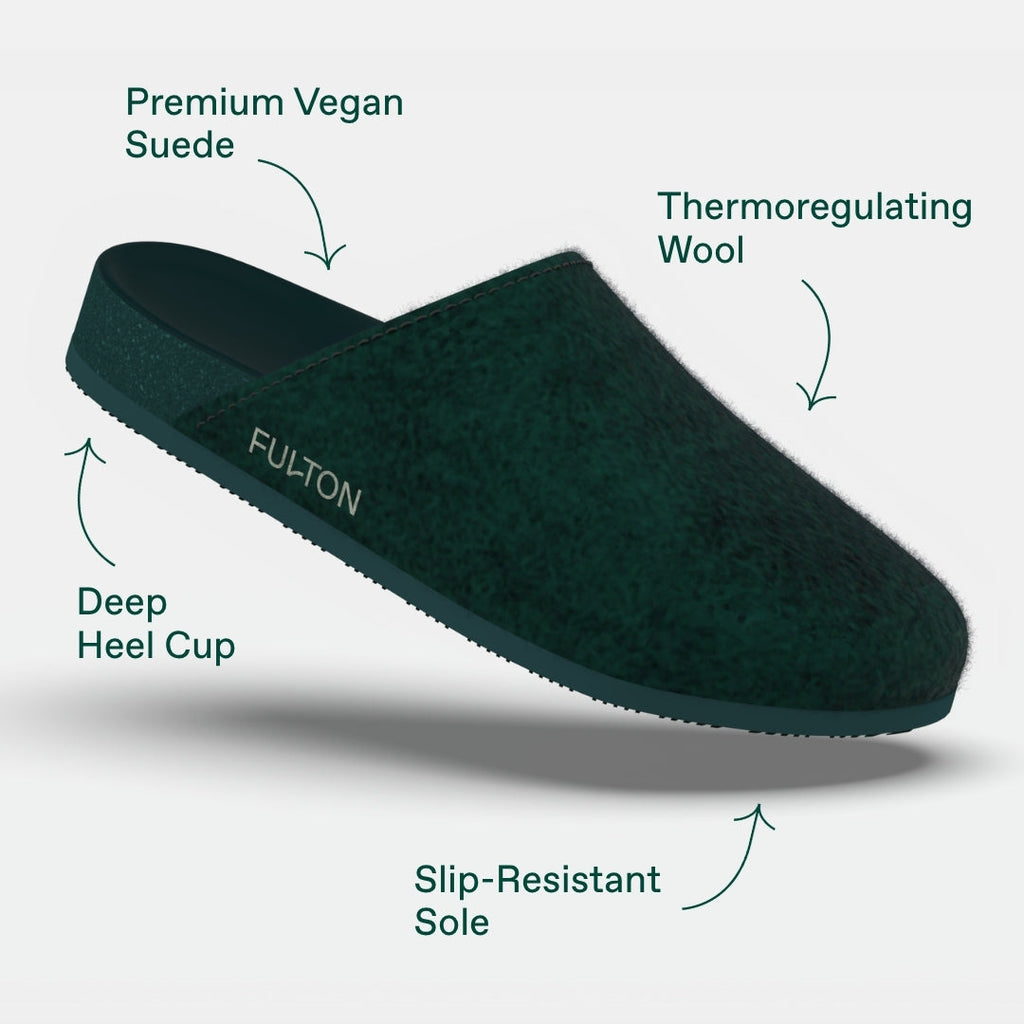 Cork Footbed House Shoe | Arch-Support Indoor Slipper for Women & Men