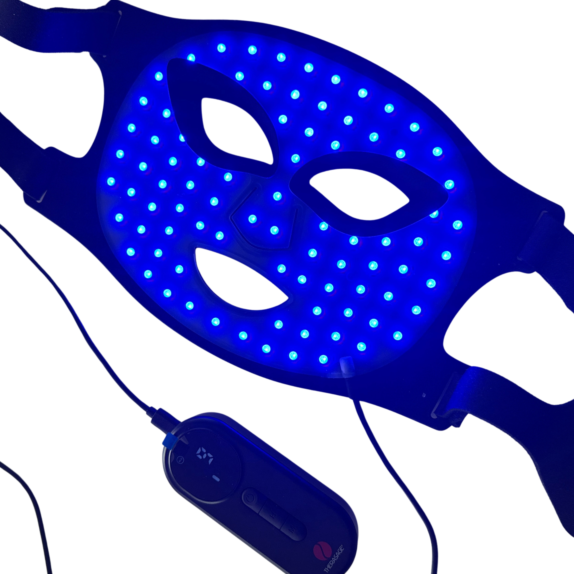 TheraGlow Mask2Go™ 8-Mode Red Light & Infrared LED Face Mask