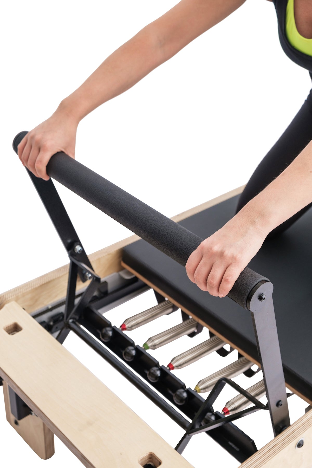 Fitkon™ Powerhouse Plus Pilates Reformer with Stainless Steel Tower & Mat Converter