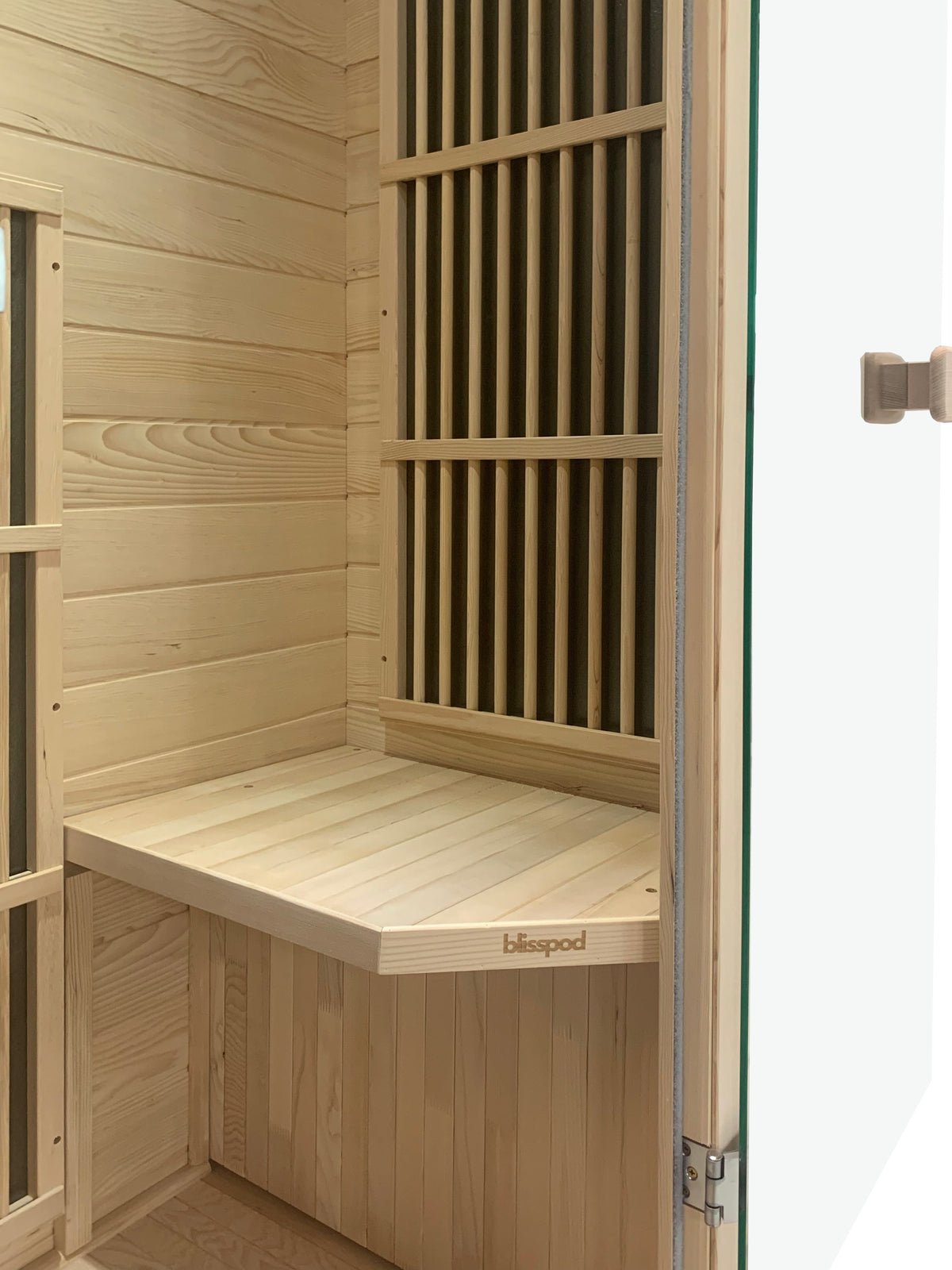 Blisspod Vienna 1-Person FAR Infrared Sauna | Canadian Hemlock, Very Low EMF, 140°F