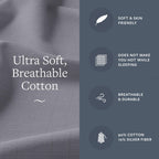 GroundLuxe Luxury Grounding Pillowcase (Organic Cotton)