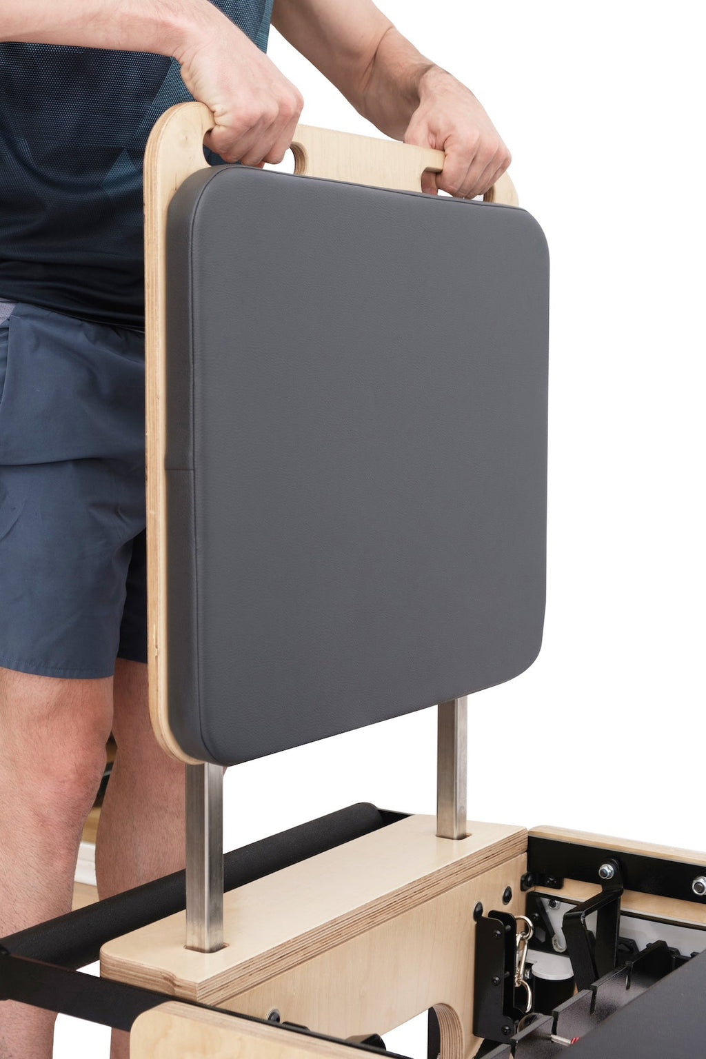 Fitkon™ Powerhouse Plus Pilates Reformer with Stainless Steel Tower & Mat Converter