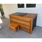 Kooru 1-Person Redwood Cold Plunge Tub | Chiller + Ozone System