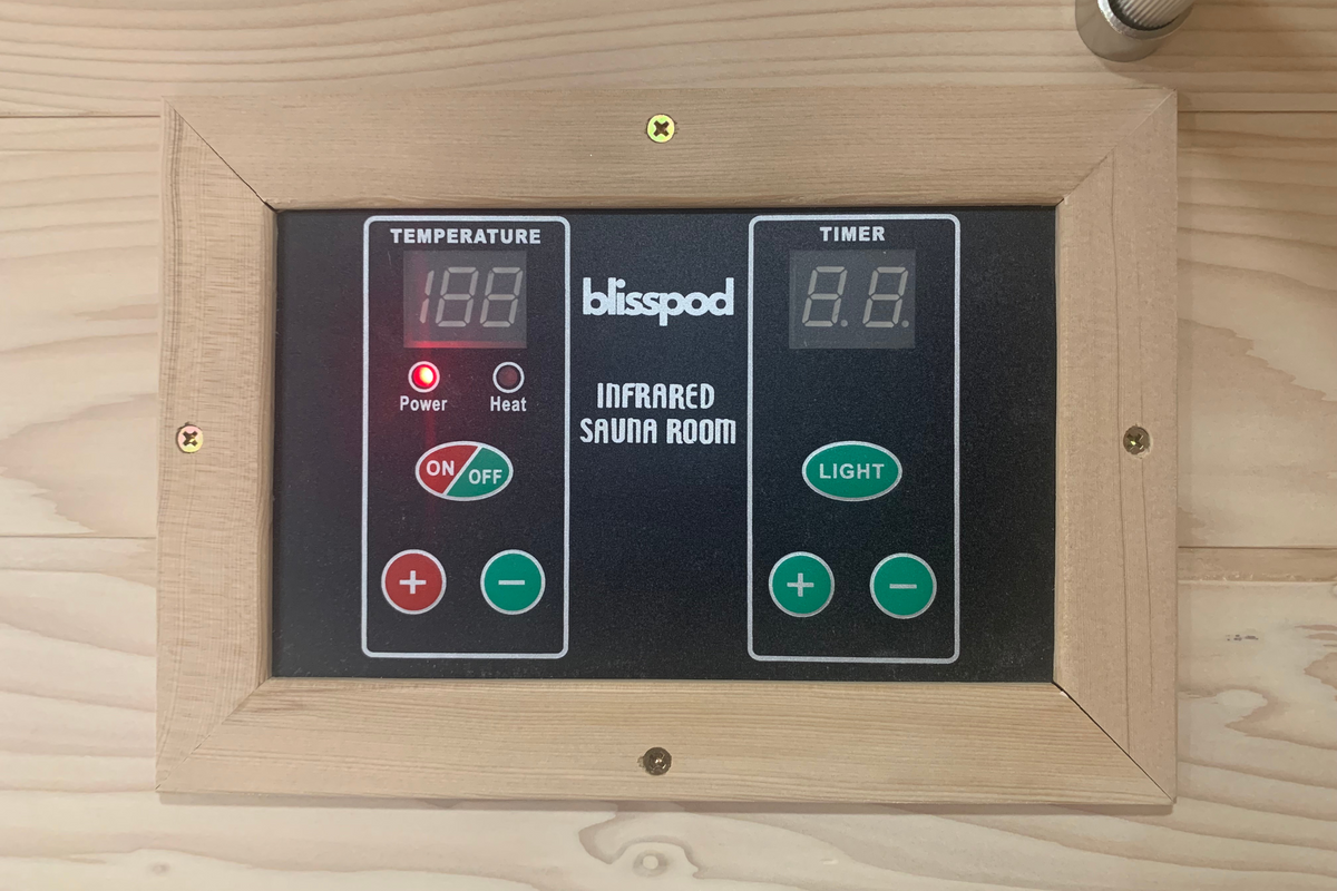 Blisspod Vienna 1-Person FAR Infrared Sauna | Canadian Hemlock, Very Low EMF, 140°F