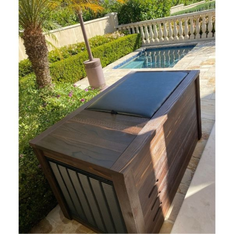 Kooru 1-Person Redwood Cold Plunge Tub | Chiller + Ozone System