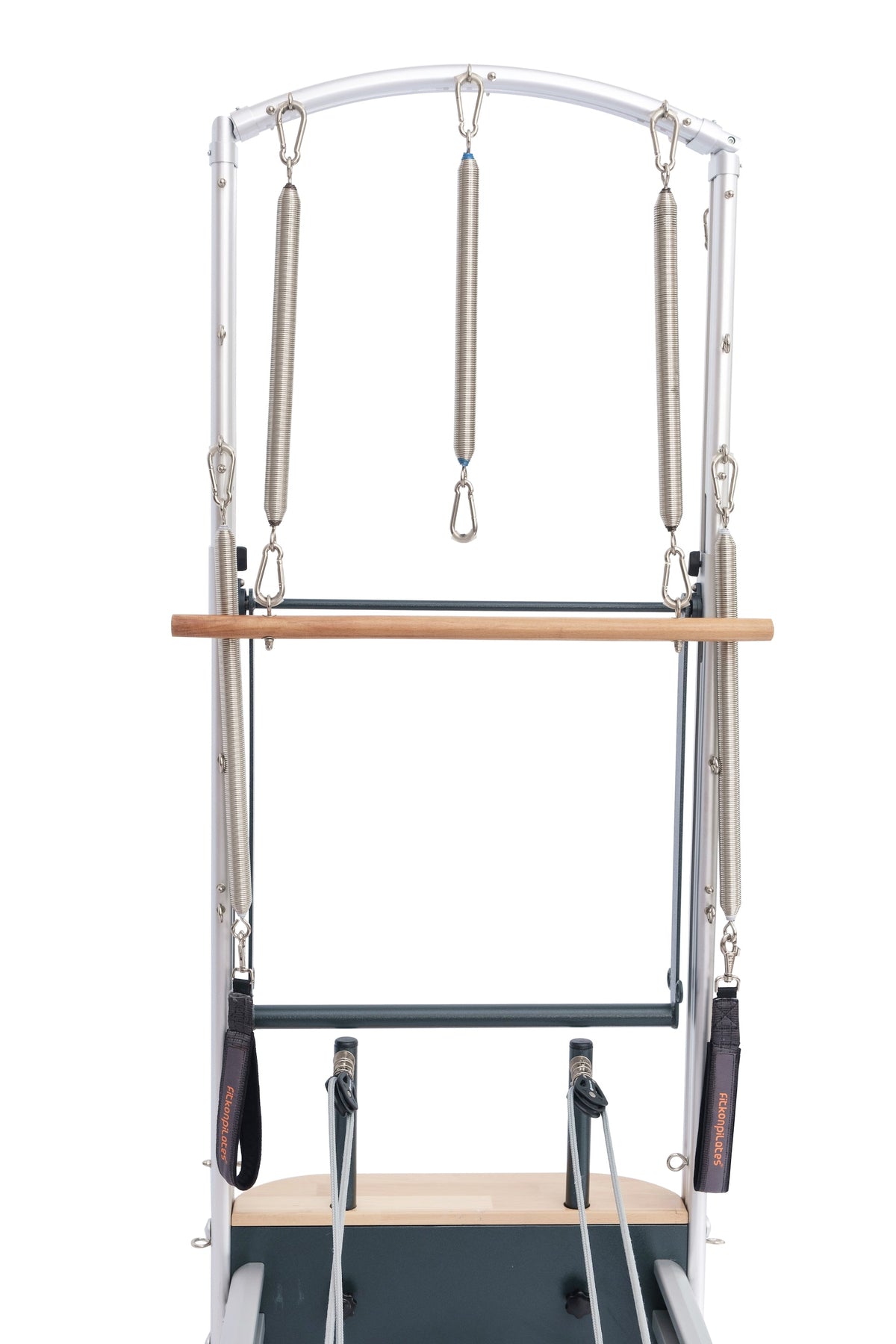 Fitkon™ Pro Plus Pilates Reformer with Aluminum Tower | Deluxe Indoor Home & Studio Bundle