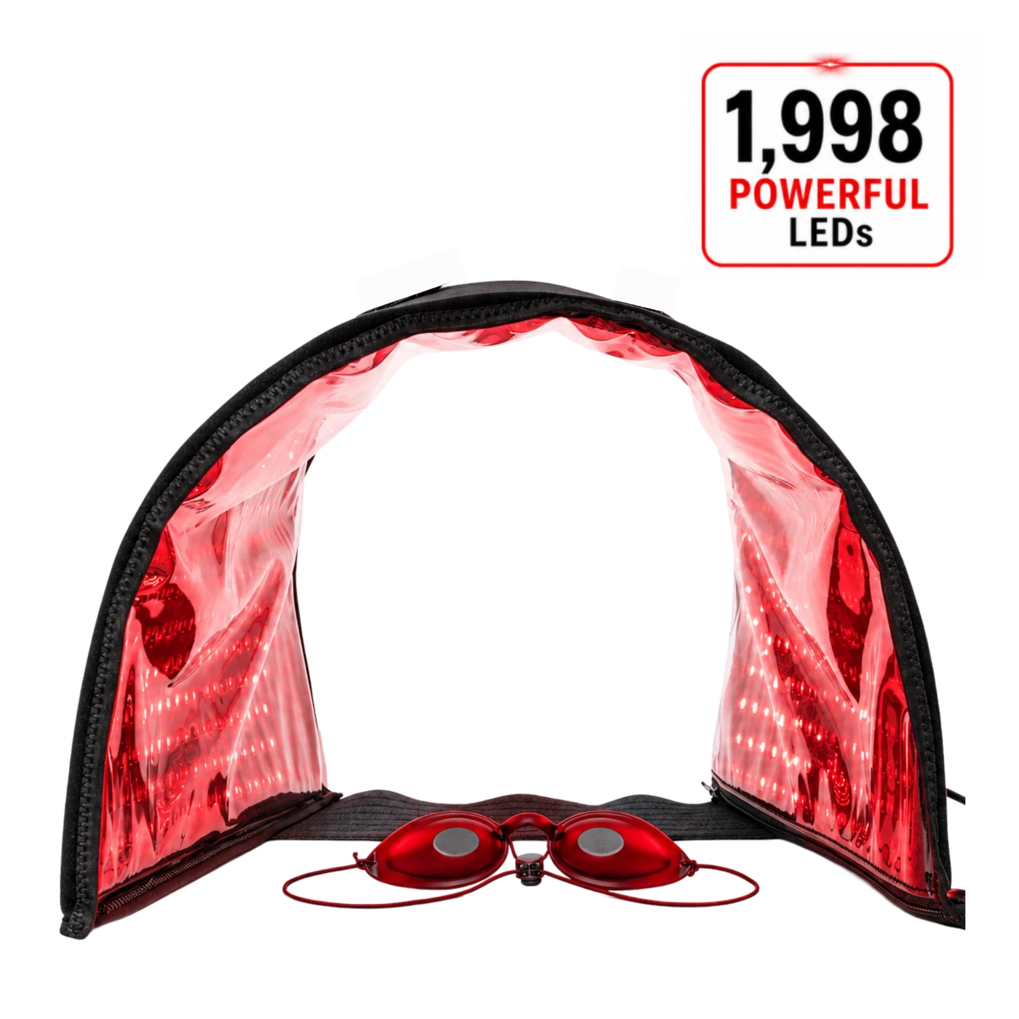 Red Light Therapy VersaDome Pro 2-in-1 – Face & Body Device with 1,998 LEDs