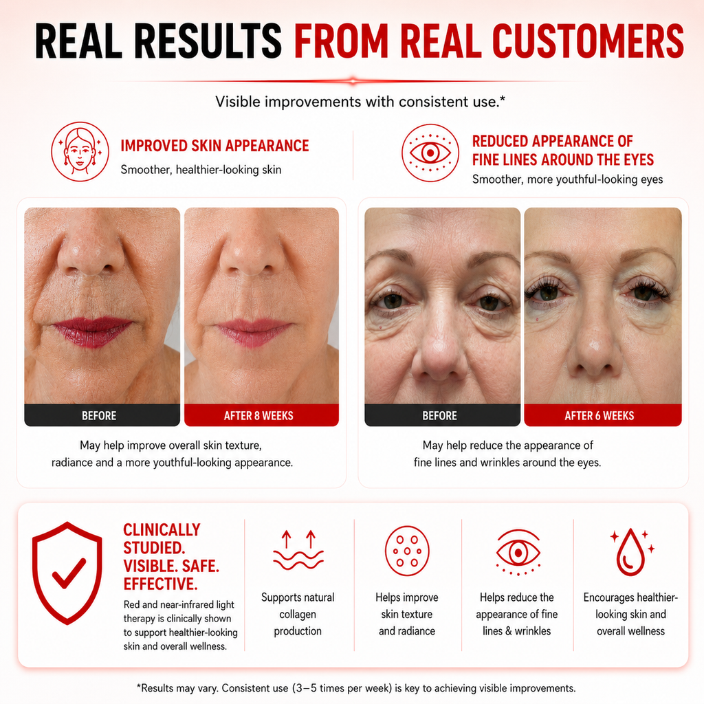 Red Light Therapy VersaDome Pro 2-in-1 – Face & Body Device with 1,998 LEDs