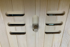 Blisspod Bergen 2-Person Full Spectrum Infrared Sauna with Red Light Panel | Canadian Hemlock | Low EMF | Indoor