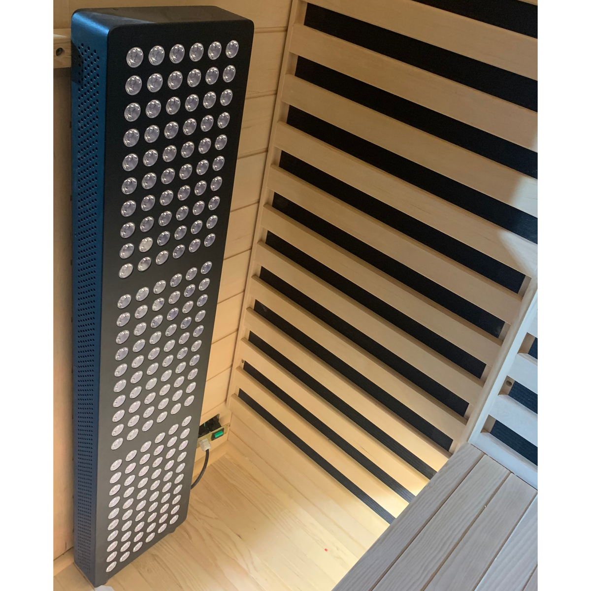 Blisspod Bergen 2-Person Full Spectrum Infrared Sauna with Red Light Panel | Canadian Hemlock | Low EMF | Indoor