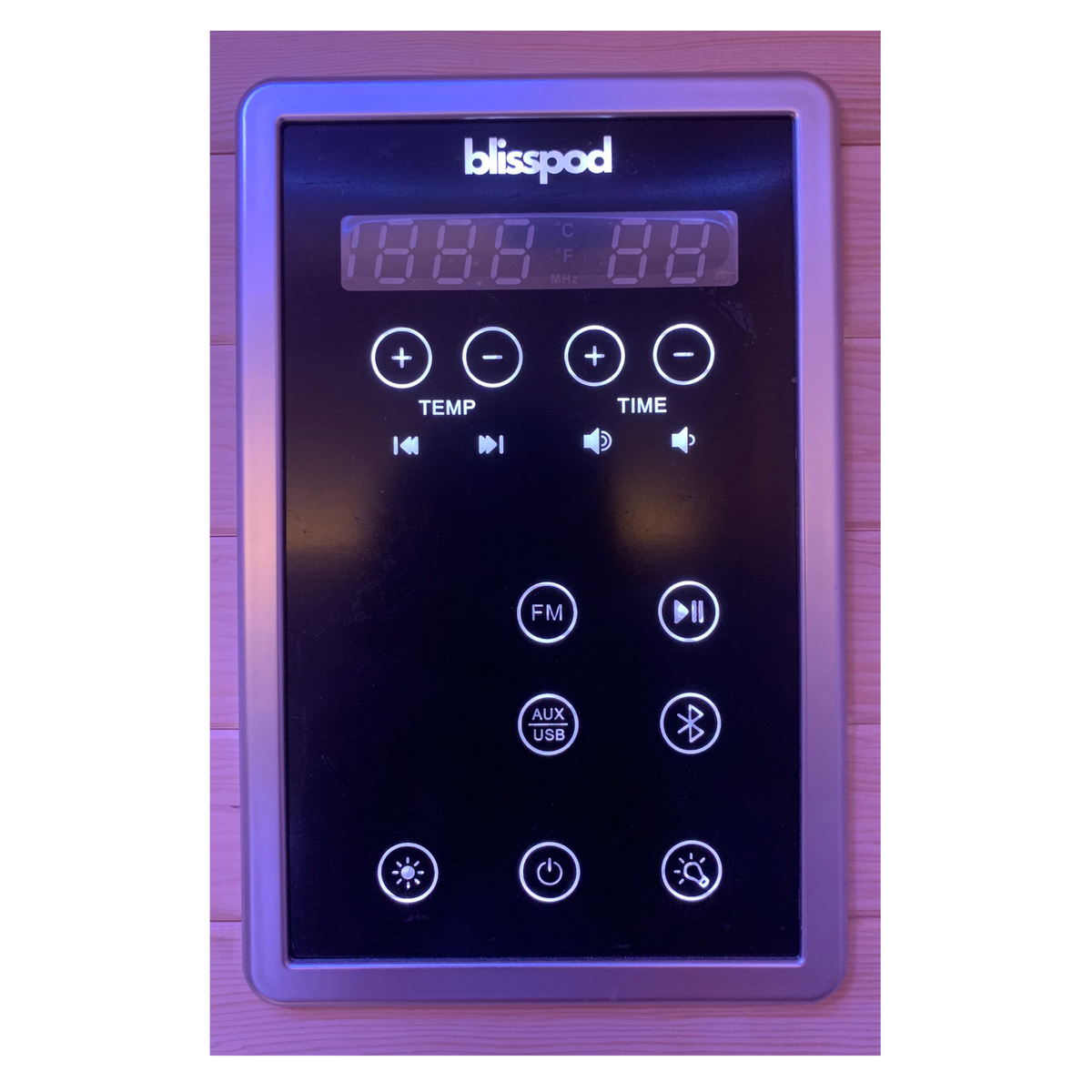 Blisspod Bergen 2-Person Full Spectrum Infrared Sauna with Red Light Panel | Canadian Hemlock | Low EMF | Indoor