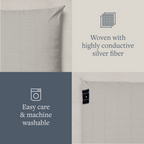 GroundLuxe Luxury Grounding Pillowcase (Organic Cotton)