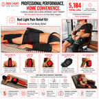 Red Light Pain Relief Kit – 5 Powerful Devices for Full-Body Relief- 5,184 Total LEDs