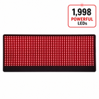 Large Red Light Therapy Pad – 27" x 11" with 1,998 LEDs for Pain Relief & Recovery