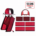 Full Body Red Light Therapy System 12,546 LED's in System. Includes 4 Pads 11" X 27", 2 Pads 11' X 16", 1 Face Dome, 1 Chin Pad