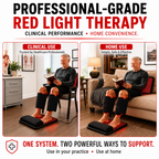 Red Light Neuropathy and Circulation Support System for Feet, Calves, Lower Back. 3,456 LEDs in System