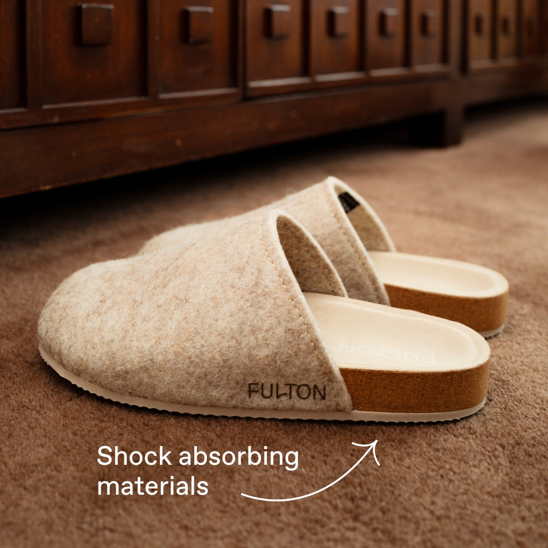 Cork Footbed House Shoe | Arch-Support Indoor Slipper for Women & Men