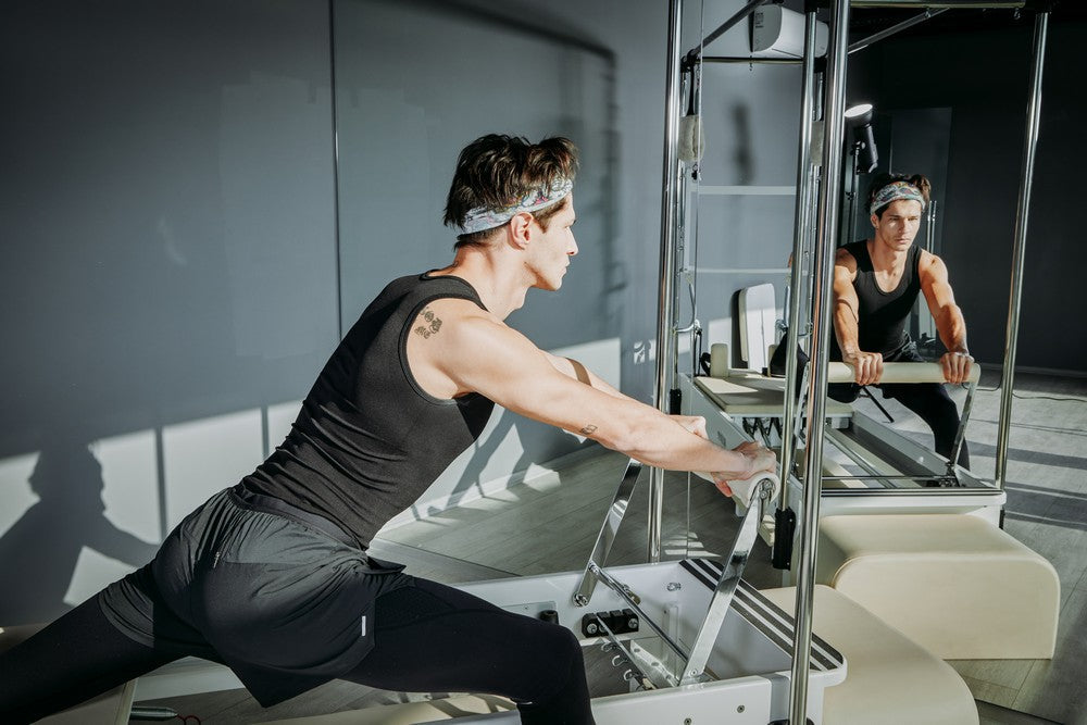 Sportline™ Superior Pilates Cadillac Reformer Bundle | Hornbeam Wood Indoor Studio System