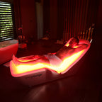 EnergyLounger Full-Body Red & Near-Infrared Light Wellness System + EnergyLounger Blanket