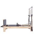 Fitkon™ Powerhouse Plus Pilates Reformer with Stainless Steel Tower & Mat Converter