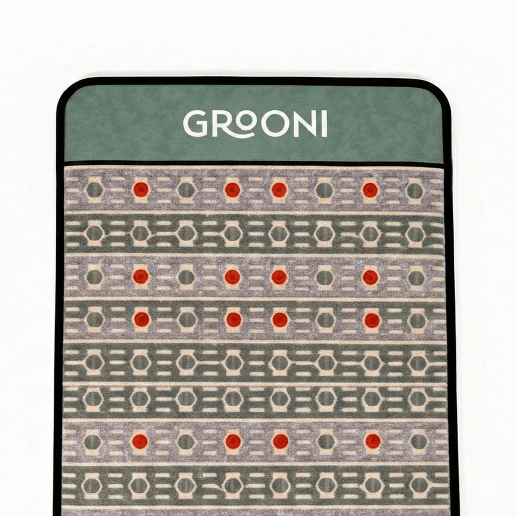 4-in-1 Full-Body PEMF Mat with 660nm Red Light, Far-Infrared Heat & Gemstones