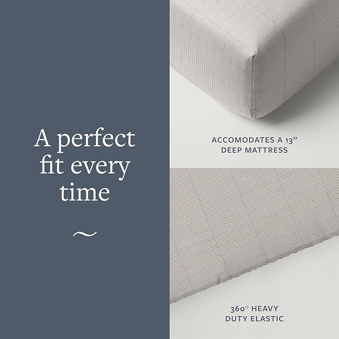 GroundLuxe Organic Cotton Fitted Grounding Sheet with Silver Fiber