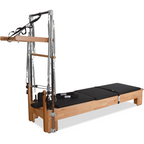 Private Pilates™ Premium Beechwood Pilates Reformer with Tower | Home & Studio Bundle