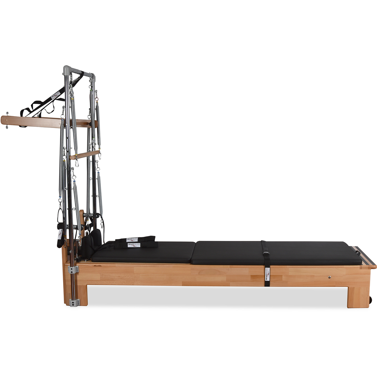Private Pilates™ Premium Beechwood Pilates Reformer with Tower | Home & Studio Bundle