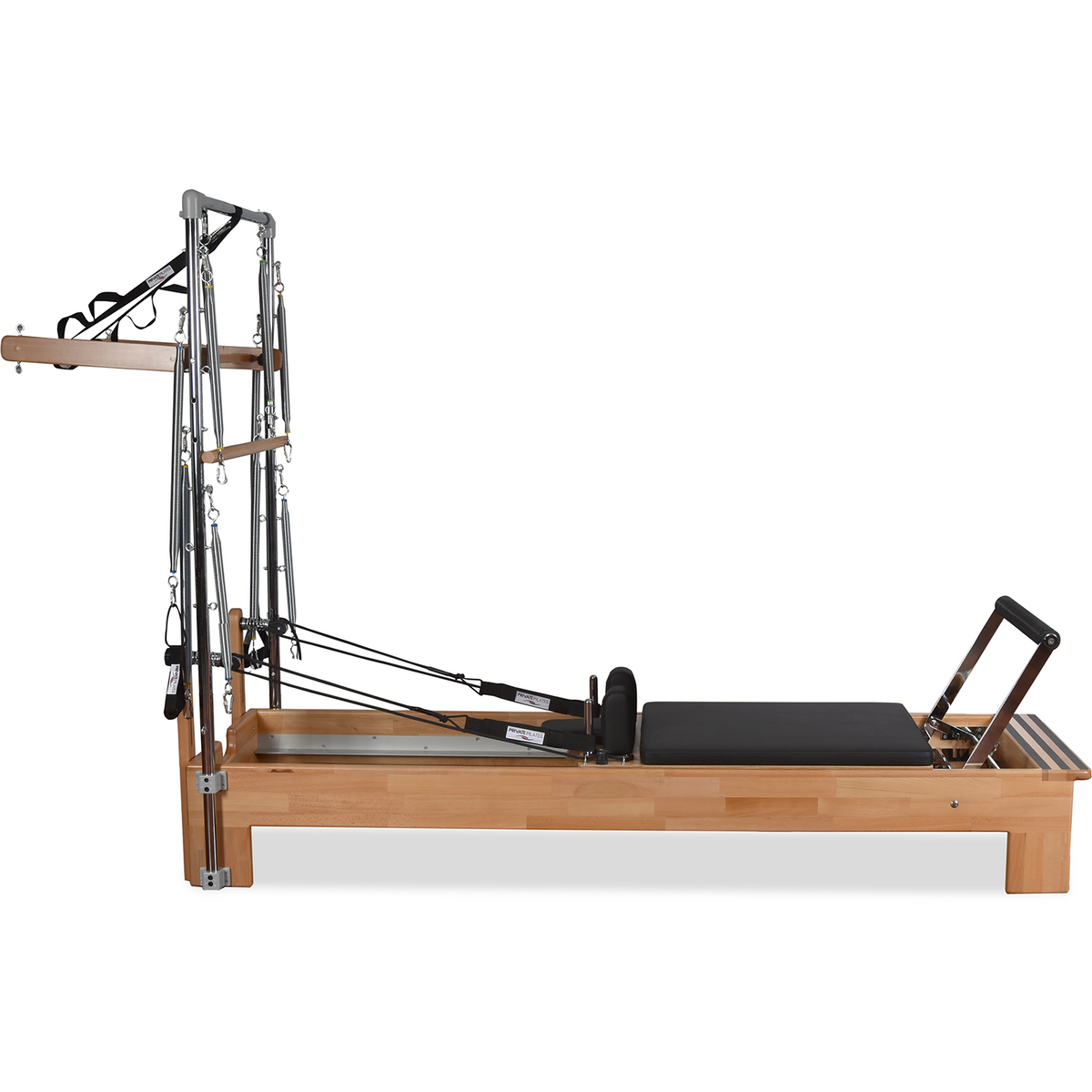 Private Pilates™ Premium Beechwood Pilates Reformer with Tower | Home & Studio Bundle