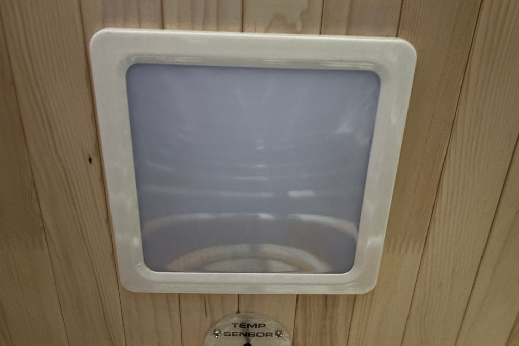 Blisspod Malmo 2-Person Infrared Sauna | Canadian Hemlock, Low EMF + Red Light Panel